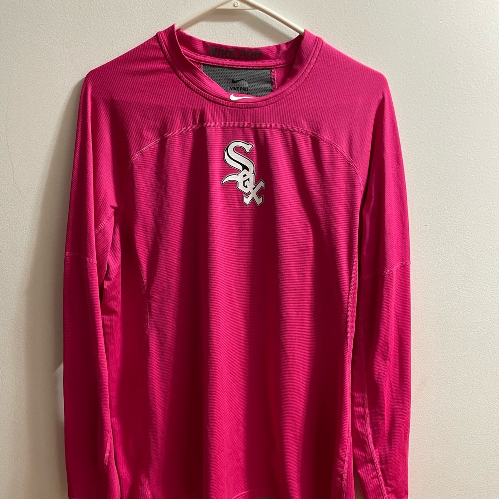 Chicago White Sox MLB Official Nike Pro Long Sleeve Shirt - Men’s Large